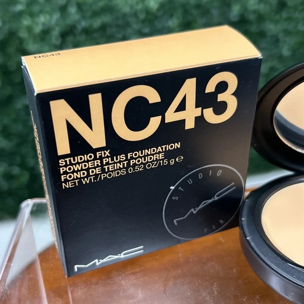 MAC Studio Fix Powder Plus Foundation Women NC43 New Matte Full‎ Coverage A22